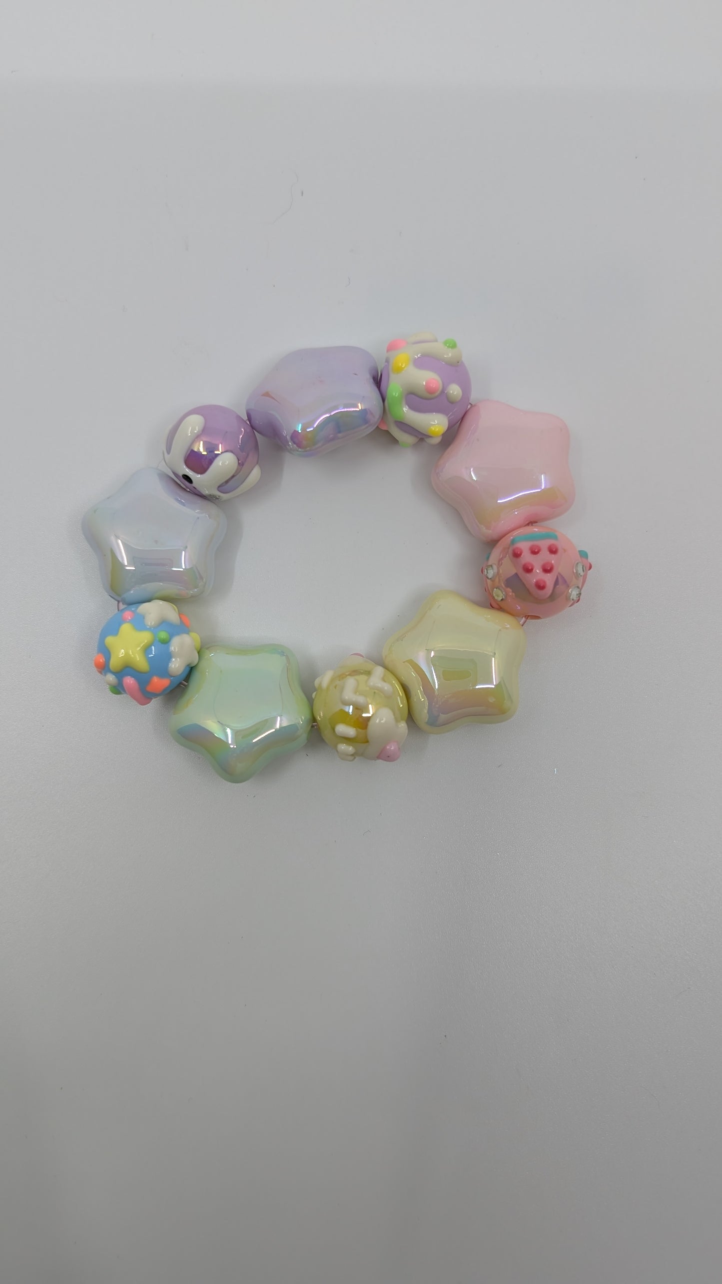 Candy Cake Pastel Rainbow Bracelet