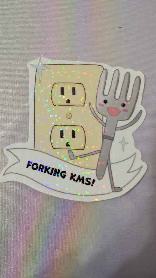 Forking KMS sewer slide sticker