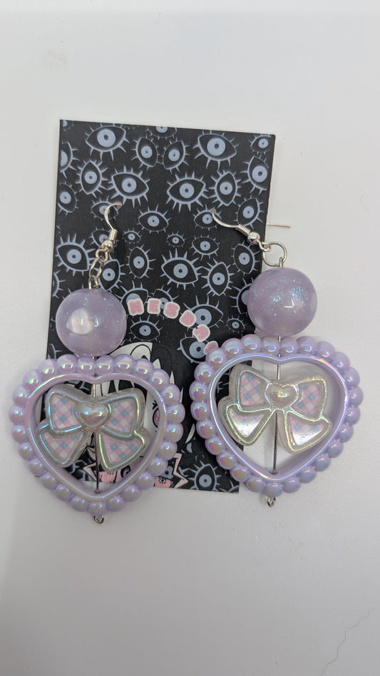 Pastel Purple Dreamy Earrings