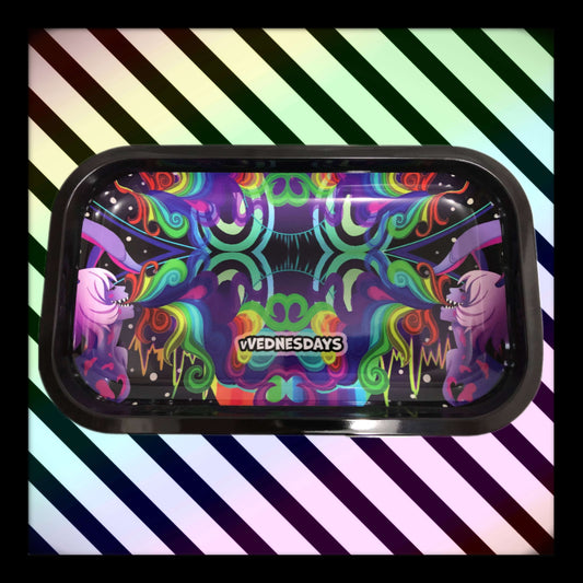 Vvednesdays Lucerna Trippy Psychedelic Anime Rolling Tray