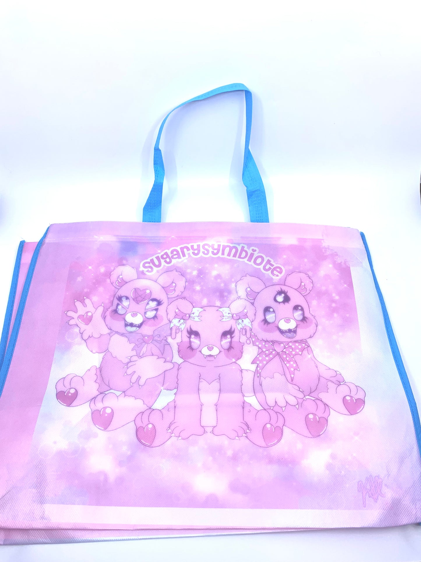 SugarySymbiote’s Symbi and Friends Reusable Tote Bag