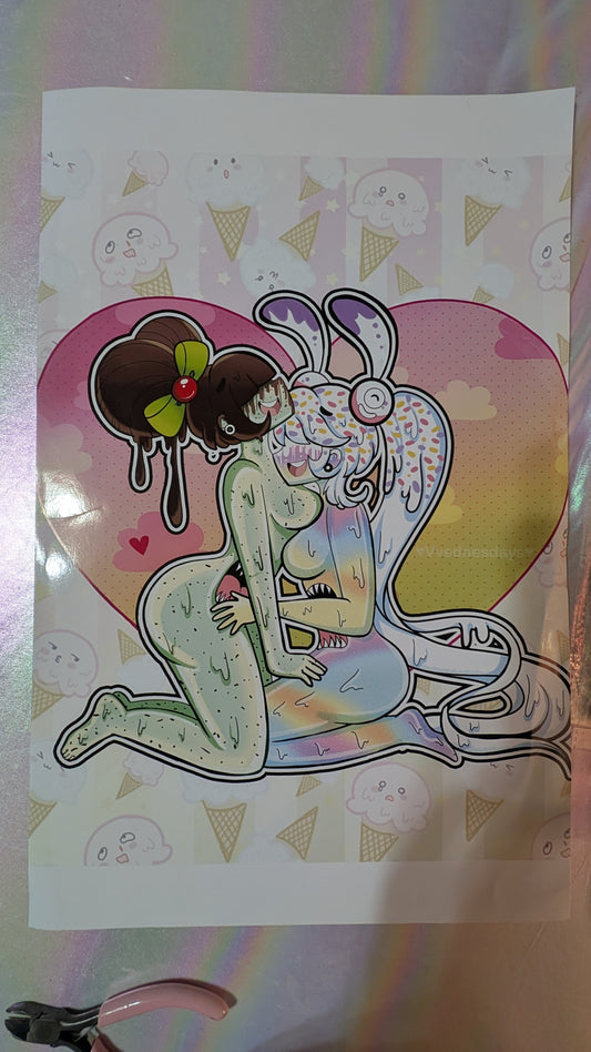 Slime Wives Art Print