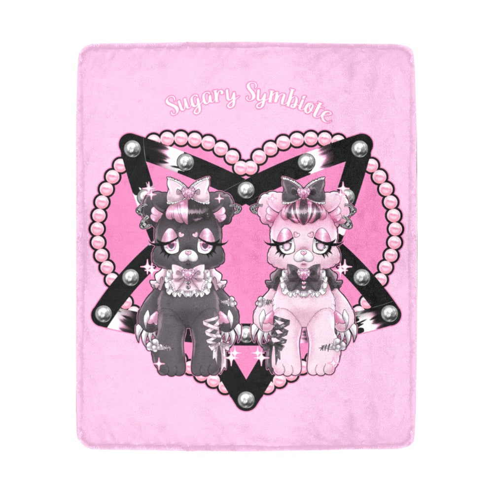 SugarySymbiote Grizzly Girrrl yamikawa Jirai Kei Ultra-Soft Micro Fleece Blanket